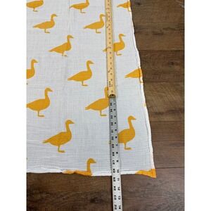 SoHa Living Cotton Muslin Baby Blanket Duck Print Yellow‎ White 47x47